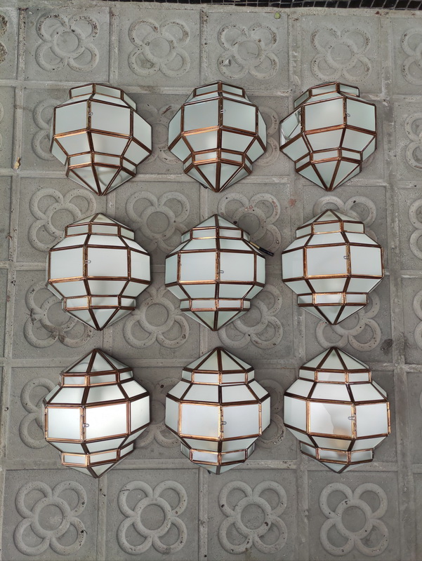 aplique pared arabe cristal metal e27 25x21.3x11 9u